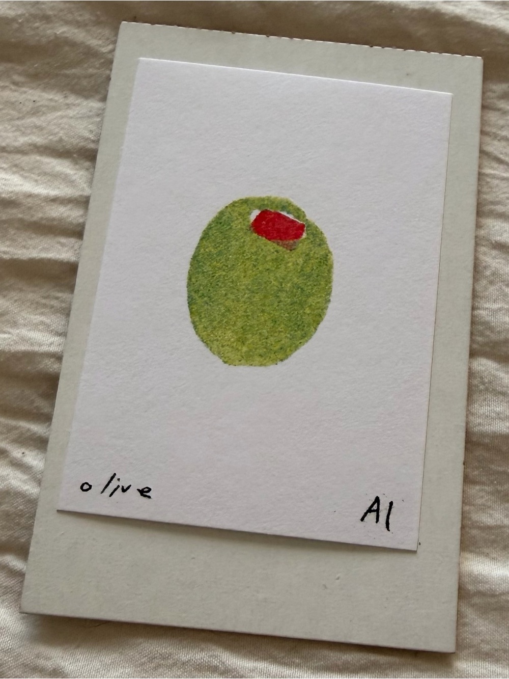 Inciardi Mini Print - Olive